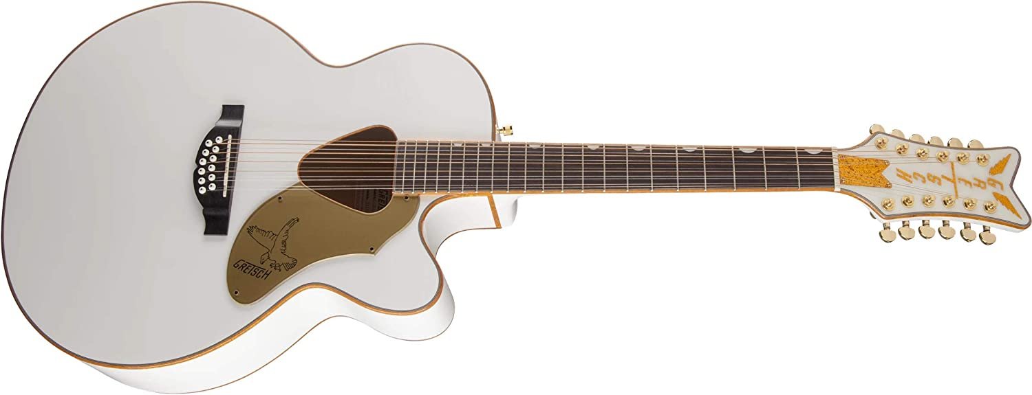 Gretsch G5022CWFE-12 Rancher Falcon White 12-String Acoustic-Electric Guitar