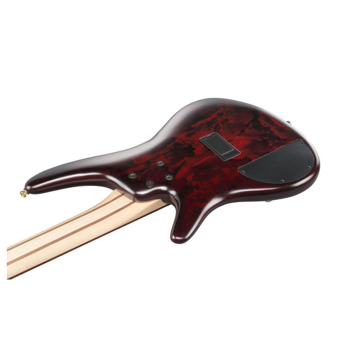 Ibanez SR305EDX Standard 5-String Right-Handed Electric Bass Guitar with Jatoba Fretboard, Nyatoh Body, and PowerSpan Dual Coil Pickups (Wine Red Frozen Matte)
