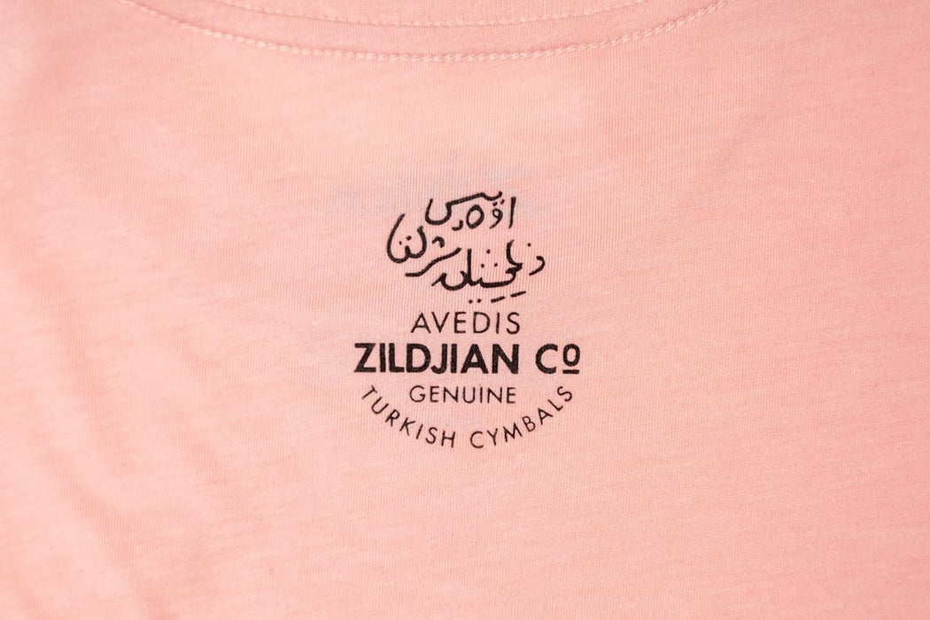 Zildjian Logo T-Shirt, Classic Fit X-Large - Shell Pink (ZATS0044)