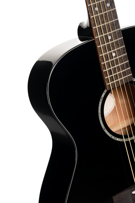 Cort L60BK Luce 60 OM Acoustic Guitar Black Gloss