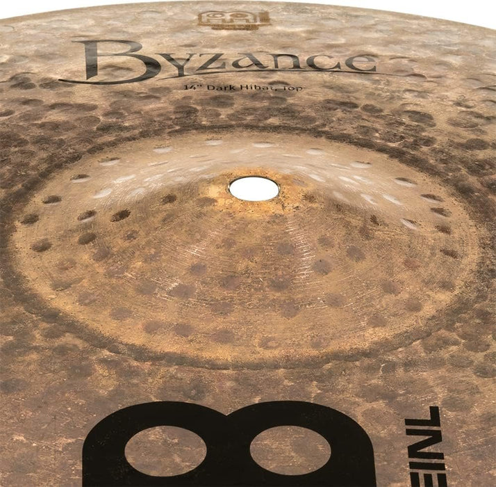 Meinl Cymbals Byzance 14" Dual Hihats, Pair — MADE IN TURKEY — Hand Hammered B20 Bronze, 2-YEAR WARRANTY, B14DUH