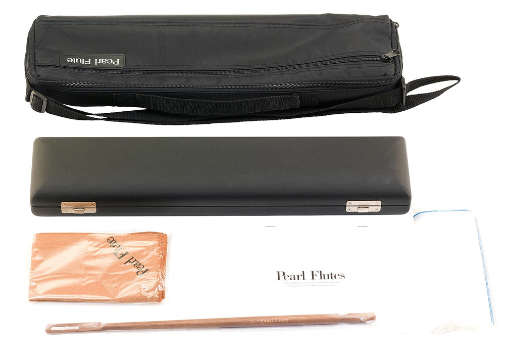 Pearl 665 Quantz Series Flute W/Case & Cover Off-Set (665RBO1RB)