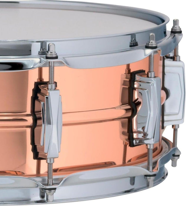 Ludwig Copper Phonic Smooth Snare Drum 14 x 5 in. Smooth Finish with Imperial Lugs