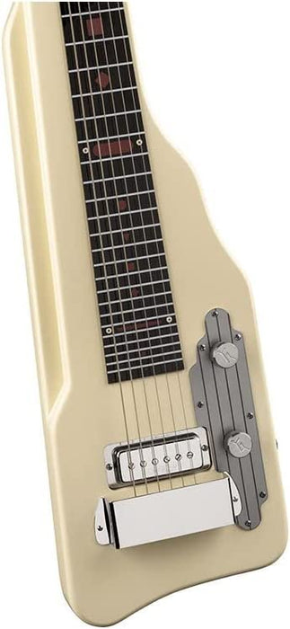 Gretsch G5700 Electromatic Lap Steel 6-String Electric Guitar with Plastic Fingerboard and Mahogany Body (Right-Handed, Vintage White)