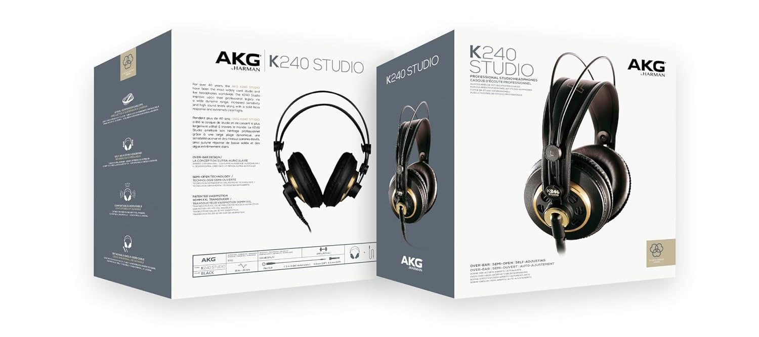 AKG K240STUDIO Semi-Open Studio Headphones
