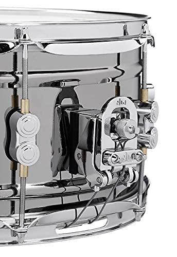 PDP Concept Series Metal Snare, 6.5x13, Black Nickel Over Steel w/Chrome Hardware (PDSN6513BNCR)