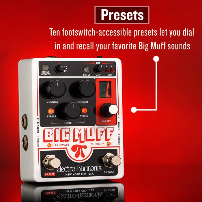 Electro-Harmonix Big Muff Pi® Hardware Plugin® Pedal