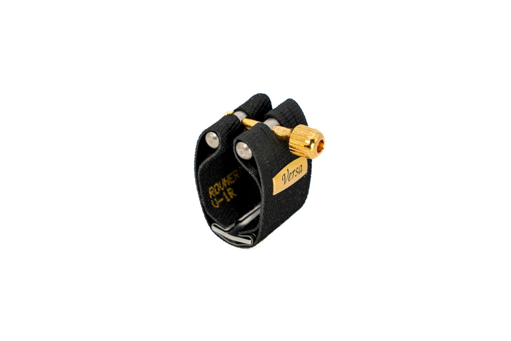 Rovner Ligature & Plastic Cap for Bb Clarinet - Versa Ligature for Hard Rubber Mouthpiece (V-1R)