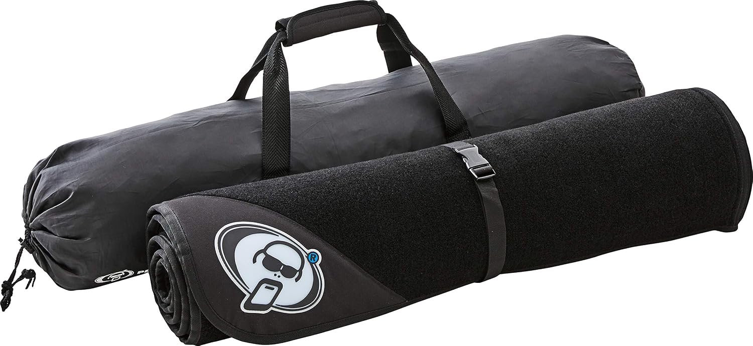 Protection Racket 9027-01 Folding Drum Mat, Black, 2.75 m x 1.6 m with Carry Bag
