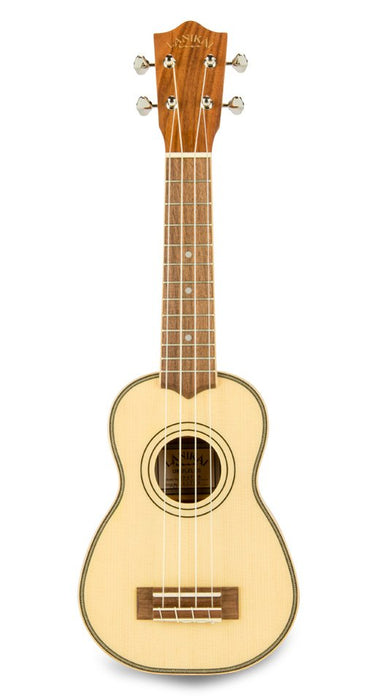 Lanikai Spruce Solid Top Morado Back and Sides Soprano Ukulele (SPSTS)
