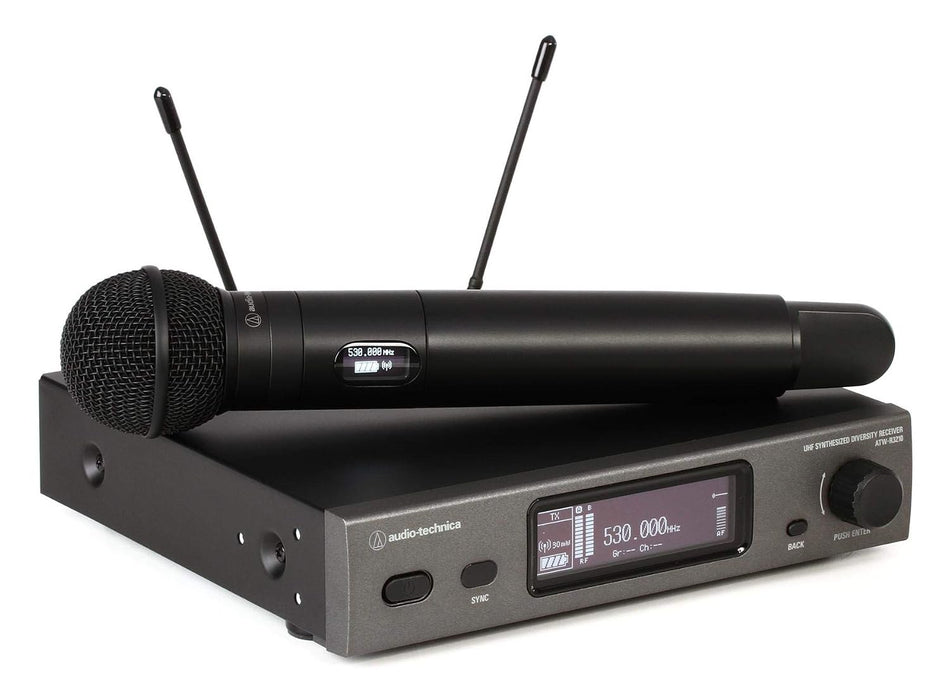 Audio-Technica 3000 Series Wireless System Audio Wireless Handheld Microphone System (ATW-3212/C510DE2)