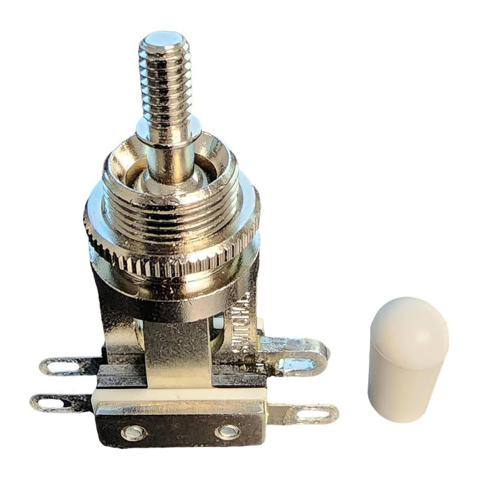 Switchcraft 3-Way Toggle Switch w/Genuine Tip, Short Frame for Gibson Les Paul Electric Guitar (Cream)