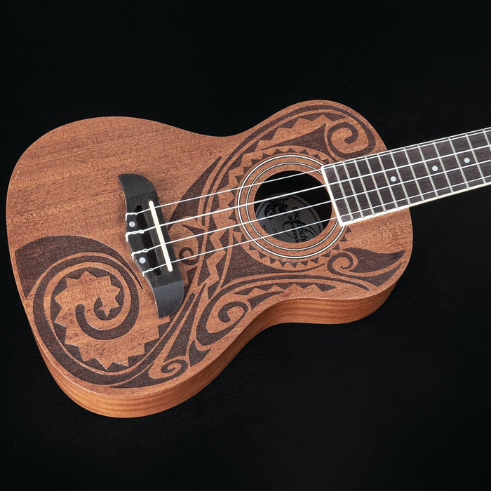 Oscar Schmidt Concert Ukulele, Natural Mahogany Maori (OU2TAT-A-U)