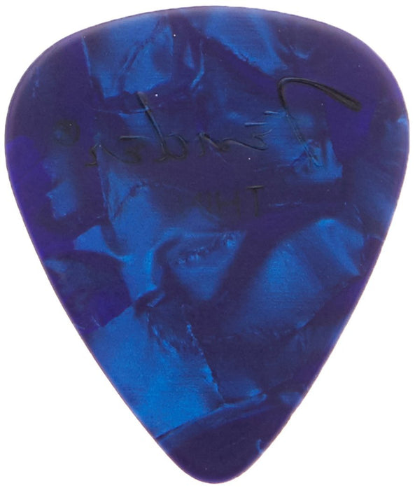 Fender Premium Celluloid Guitar Picks 351 Shape, Abalone, Medium, 12-Pack