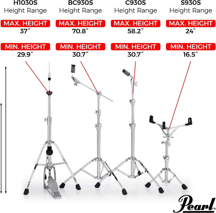 Pearl 930 Series Single Braced Hardware Pack (HWP930S)