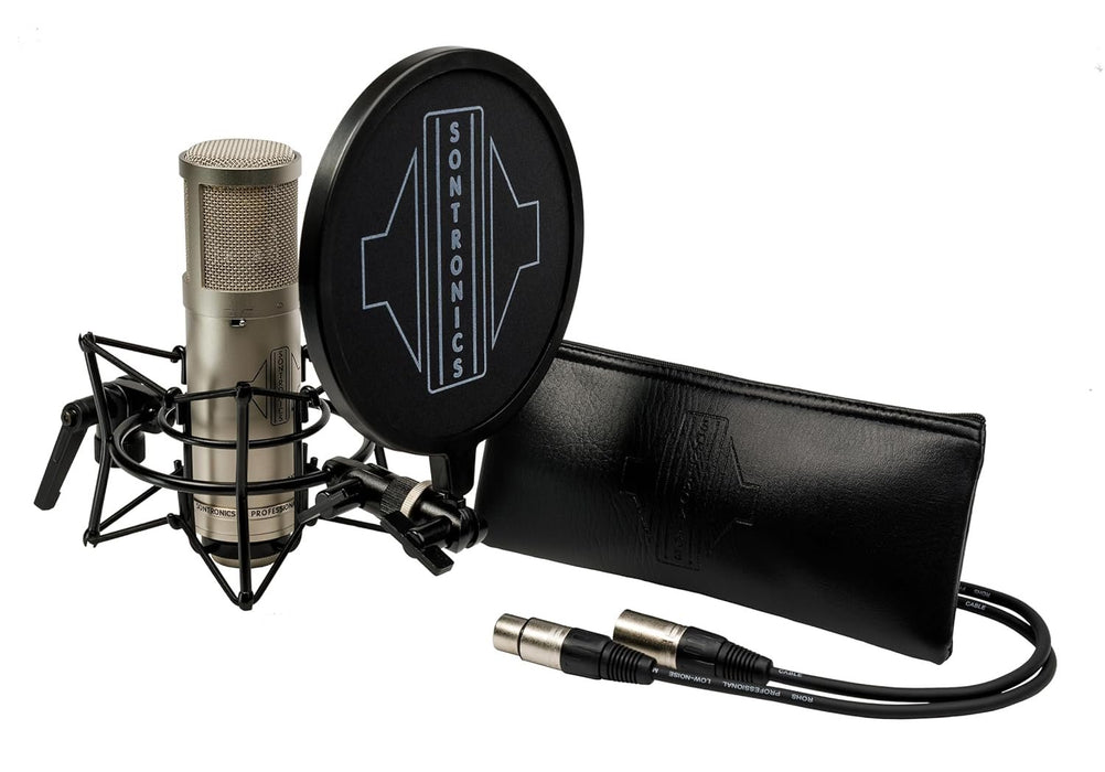 SONTRONICS STC-3X Professional 3-Pattern LDC XLR Studio Condenser Microphone