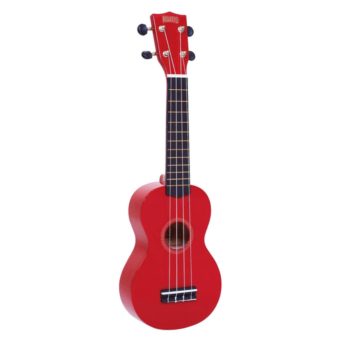 Mahalo Ukuleles MR1RD Rainbow Series Soprano Ukulele,Red