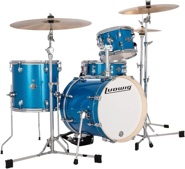 Radic Ludwig Breakbeats [LC2792] Drum Set, Blue Sparkle