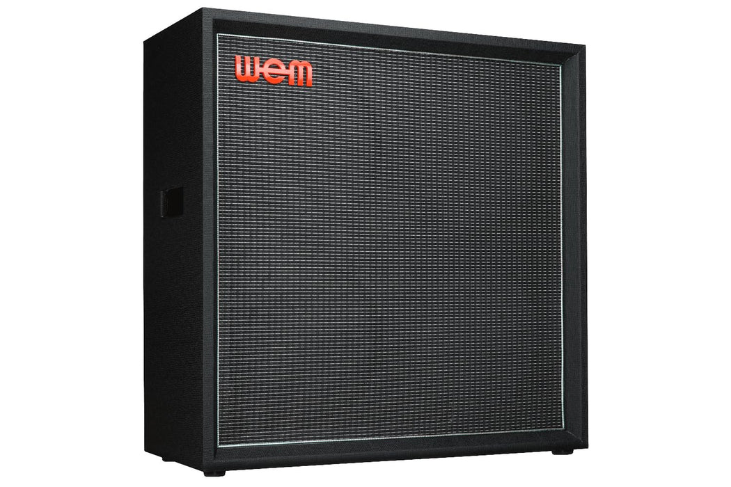 WEM Silver Starfinder 412 Speaker Cabinet with 4x12 Speakers, 150 Watts, 16 Ohm, Birch Ply Construction, Black