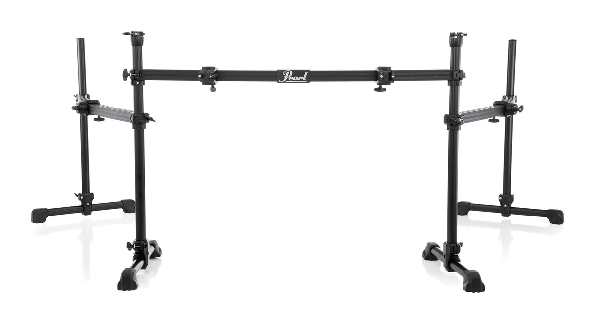 Pearl Icon Three-Sided Drum Rack, Curved/Black (W/Pcx100/B X4 & Pcl100 ...