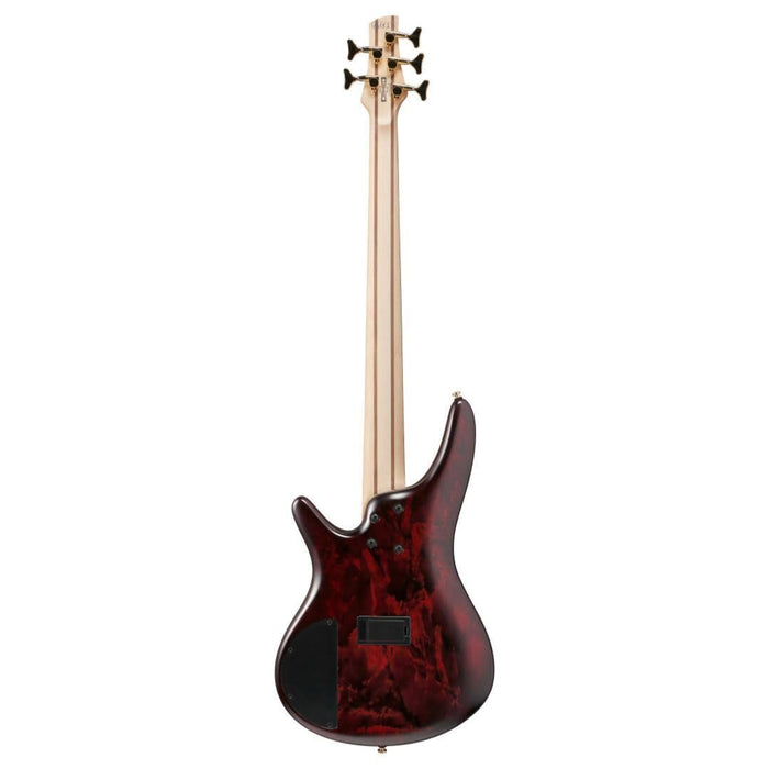 Ibanez SR305EDX Standard 5-String Right-Handed Electric Bass Guitar with Jatoba Fretboard, Nyatoh Body, and PowerSpan Dual Coil Pickups (Wine Red Frozen Matte)