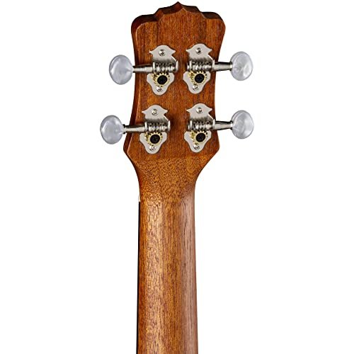 Luna Tattoo Concert Mahogany Acoustic/Electric Ukulele with Gig Bag (UKE TTN MAH)