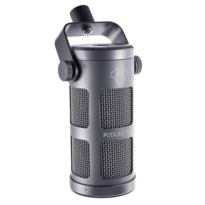 Sontronics Podcast Professional Dynamic Mic for Podcast, Broadcast, Streaming, Gaming & VC - XLR Connection, No Phantom Power Required - Lifetime Microphone Warranty - Designed & Built in UK (Gray)