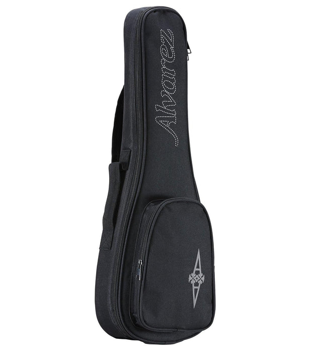 Alvarez Regent RU90CP 4-String Concert Acoustic Ukulele Pack with Tuner and Gig Bag, 18 Frets, Mahogany Neck, Techwood Fingerboard, Acacia Top and Side, Natural Satin