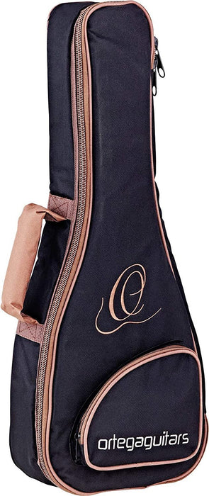 Ortega Guitars, 4-String Horizon Series Revese Headstock Concert Ukulele w/Bag, Right, Natural (RUBO)