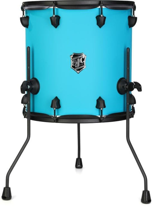SJC Custom Drums Pathfinder Floor Tom - 14 inches x 14 inches, Carribean Blue