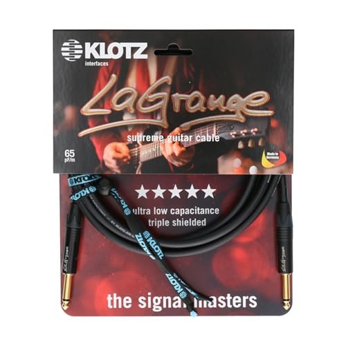 Klotz LA-GPP0600 LaGrange GOLD Guitar Cable 6 m - Instrument Cable