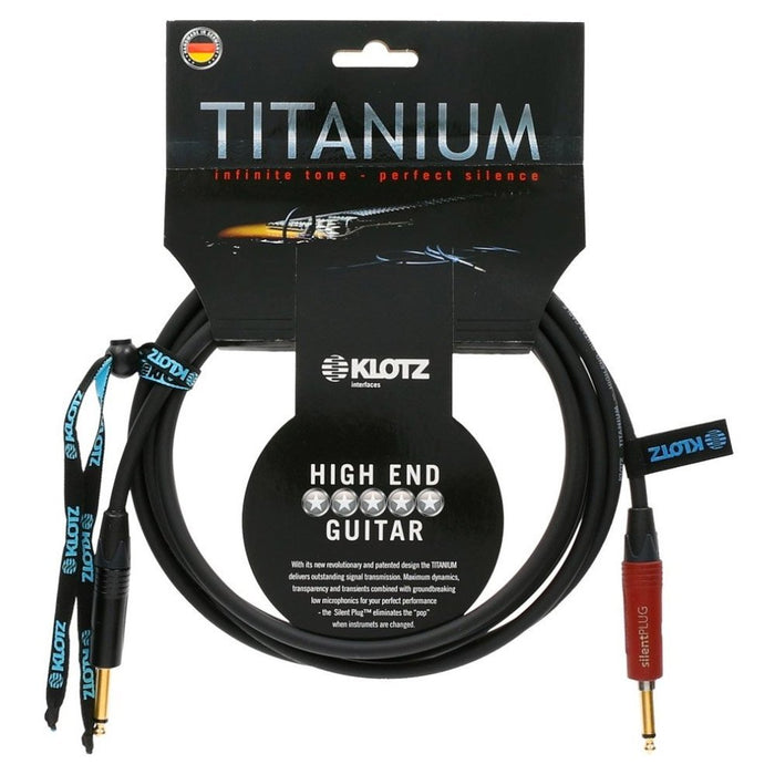 Klotz TI-0600PSP Titanium Instrument Cable, Straight to Straight, 20ft