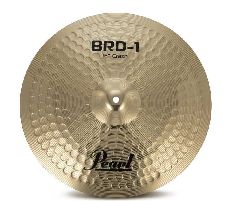 BRD1 3 Piece Cymbal Pack; Pearl Logo; 14" Hi-hats, 16" Crash, 20" Ride