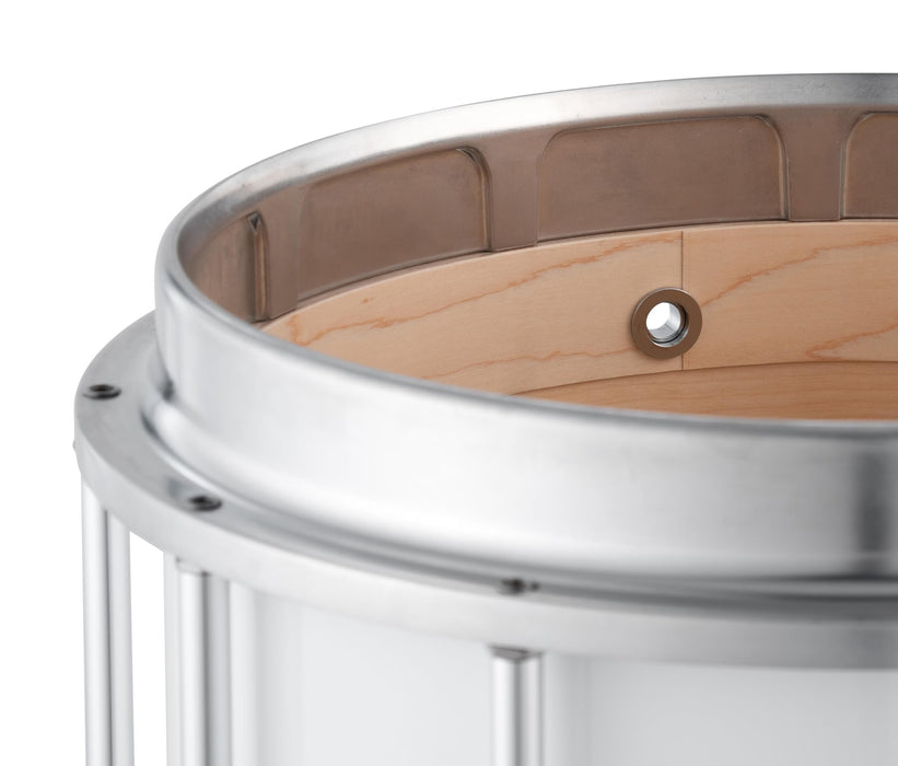 Pearl Marching Snare Drum, Pure White (FBX1412/A33)