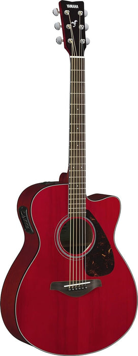 Yamaha Concert Cutaway Acoustic-Electric Guitar - Ruby Red (FSX800C)