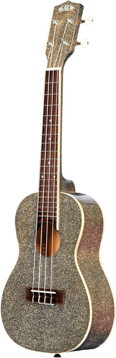 Kala Galaxy Black Sparkle Concert Ukulele (KA-SPRK-BLACK)