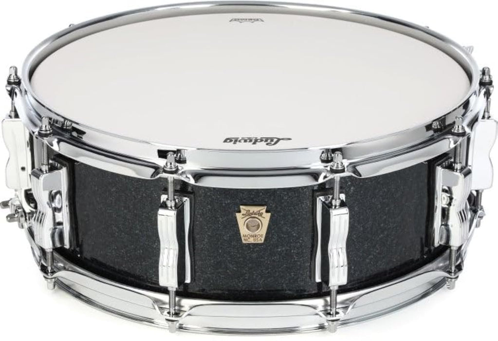 Ludwig Classic Maple Snare Drum - 5 inches x 14 inches, Hybrid Black Sparkle