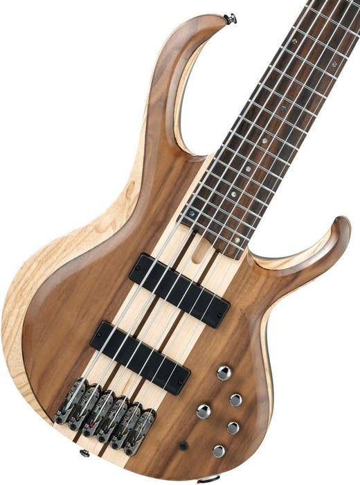 Ibanez 6-String Electric Bass Guitar - Low Gloss Natural (BTB746)