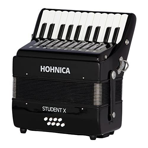 Hohner 30-Key Student X Piano Accordion - Black (STUX)