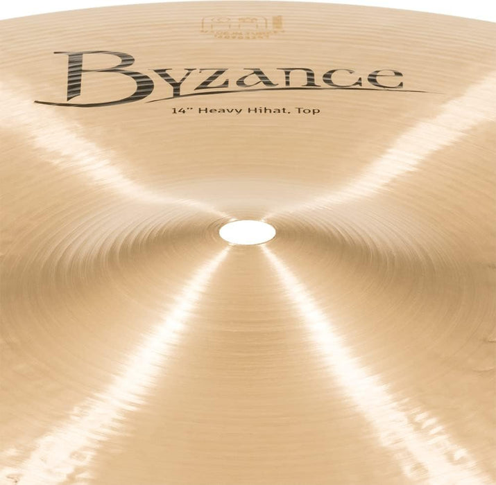 Meinl Cymbals Byzance 14" Dual Hihats, Pair — MADE IN TURKEY — Hand Hammered B20 Bronze, 2-YEAR WARRANTY, B14DUH