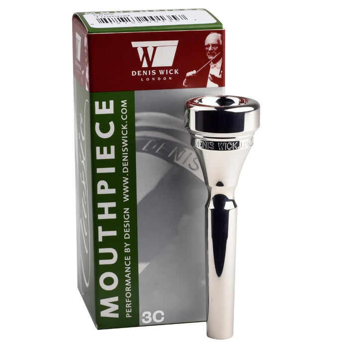 Denis Wick Classic Trumpet Mouthpiece, Silver Plated, 5882-3C - Barrel Backbore to Enhance Your Performance with a Clear Superior Sound, Precision, Response & Comfort - 16.75 x 5.05 x 3.7mm