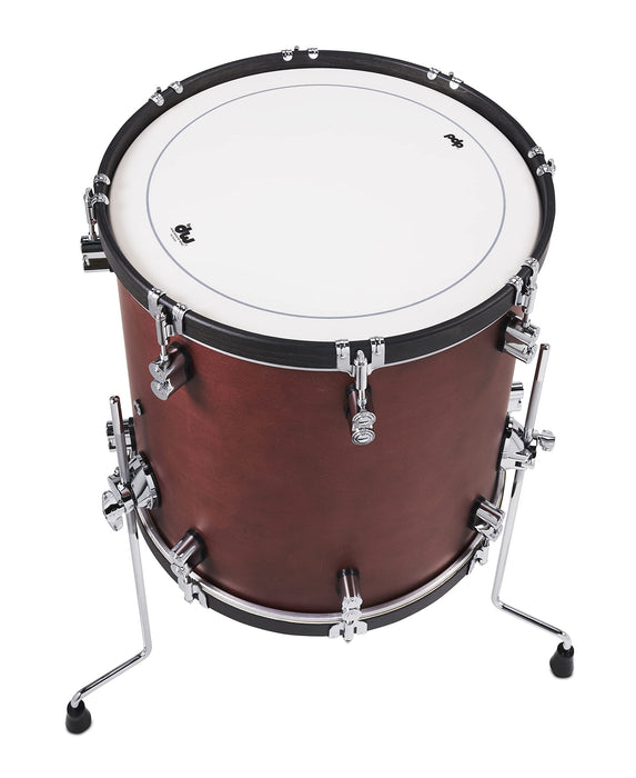 Pacific Drums & Percussion Set Concept Classic 3-Piece w/26 Kick, Ox Blood with Ebony Hoops Drum Shell Packs (PDCC2613OE)