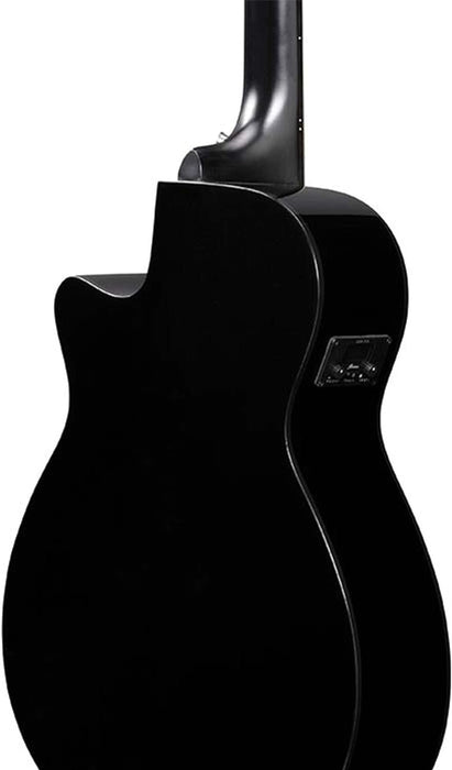 Ibanez Black AEG Series Single-Cutaway 12-String Acoustic-Electric Guitar (AEG5012)