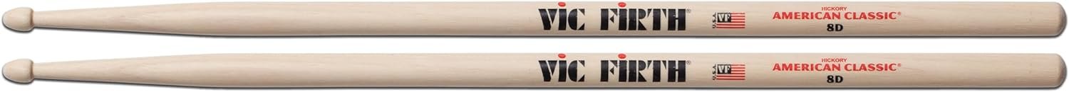 Vic Firth American Classic Hickory Drumsticks Wood 8D