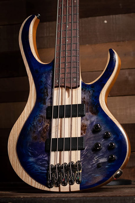 Ibanez Standard BTB845 Bass Guitar - Cerulean Blue Burst Low Gloss