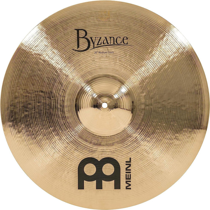 Meinl Cymbals Byzance 20" Extra Dry Thin Crash — MADE IN TURKEY — Hand Hammered B20 Bronze, 2-YEAR WARRANTY, B20EDTC