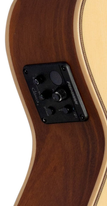 Lanikai Spruce Solid Top Morado Back and Sides Bass A/E Ukulele (SPST-EBU)