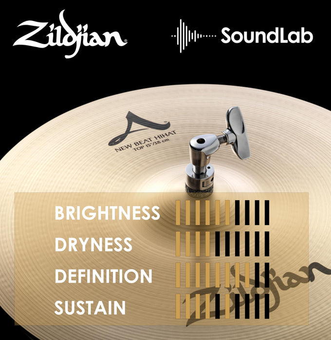 Zildjian Hi-Hat Cymbals, Multicolored, 15" (A0136)