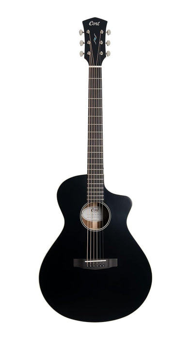 Cort COREMCBTSG CORE-MC Acoustic-Electric Guitar Black Top Semi Gloss