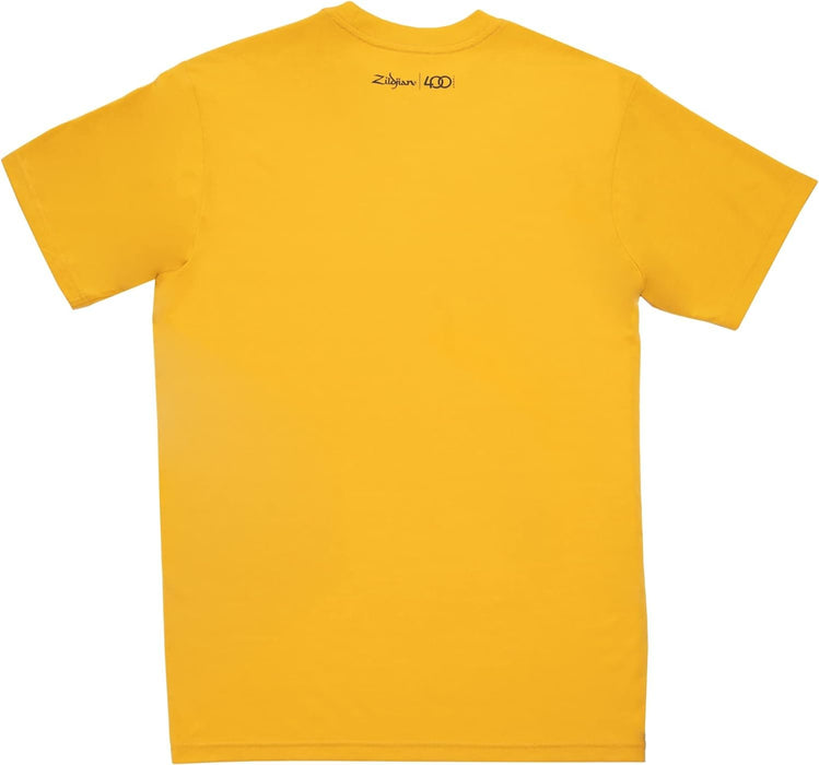 Zildjian 400th Anniversary '60s Rock T-Shirt - X-Large Yellow (ZAT0084-LE)